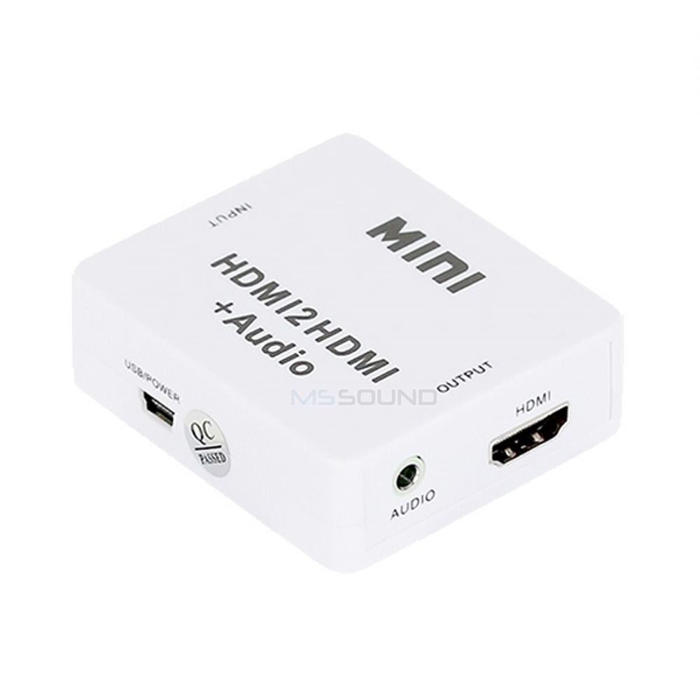 TV셋탑 HDMI - 앰프 사운드 연결 컨버터